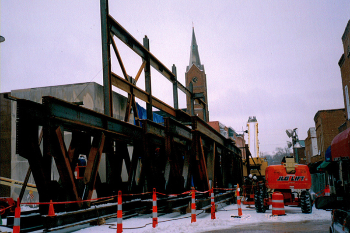 Downtown branch under construction